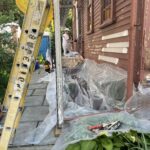 Stephen Hopkins House Under Renovation